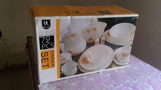 marbel dinner set white