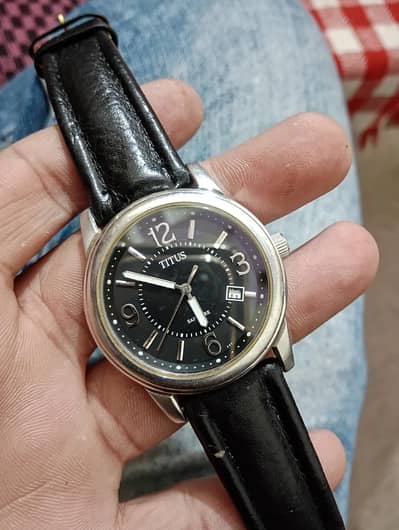 original titus branded watch