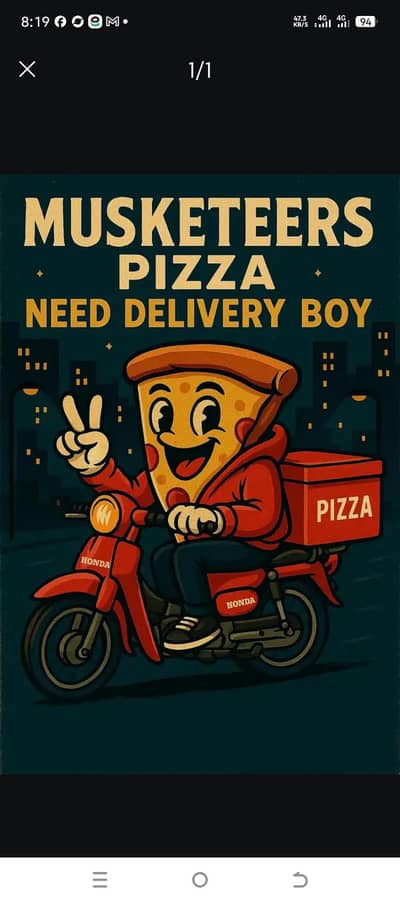 Pizza delivery boys