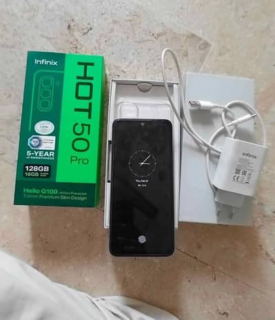 ok Infinix hot 50 Pro 8 GB Ram 128 gb Momery Full 03326744685