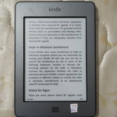 Amazon Kindle 4th generation Paperwhite tablet Sony Kobo nook e-reader