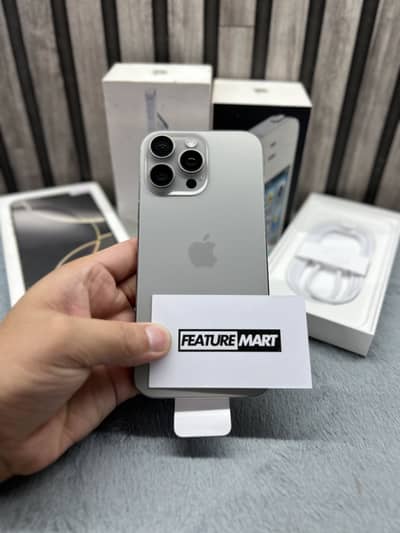 16 Pro Max JV | 256GB | Under Apple Warranty | Natural | Complete Box