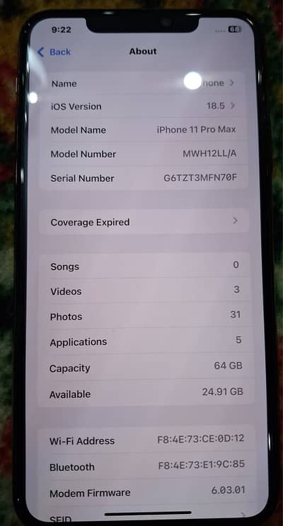 Apple iPhone 11 Pro Max