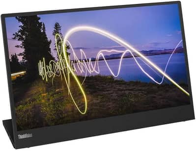 Lenovo ThinkVision M15 15.6" FHD Mobile Monitor, Black