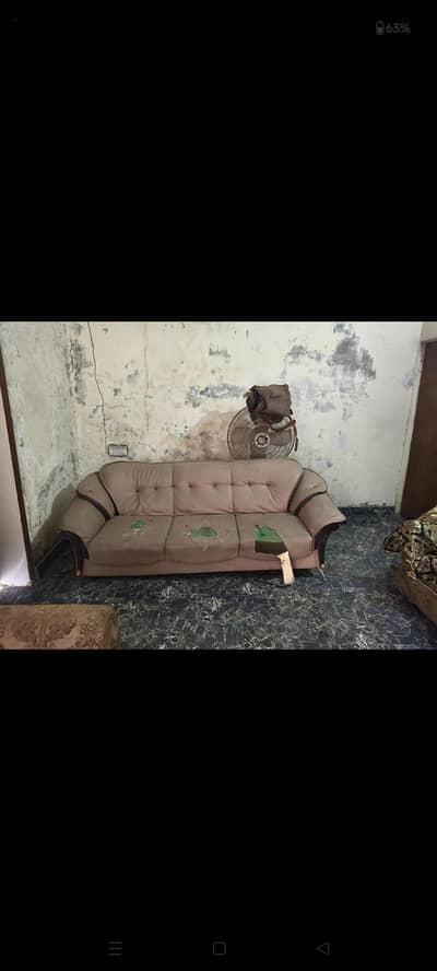 Sofa set normal condition single dobble and triple