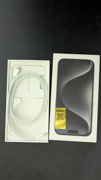 iPhone 15 Pro 256gb PTA Approved with box
