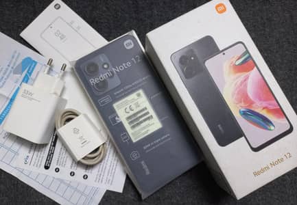 Xiaomi Redmi Note 12, 8/128GB, Complete Box.