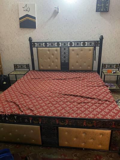iron bed set double gaje 18