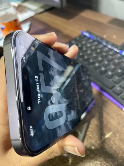 Iphone 14 pro max pta apptoved 128 gb 87 %bh