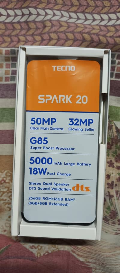 Tecno spark 20 in mint condition