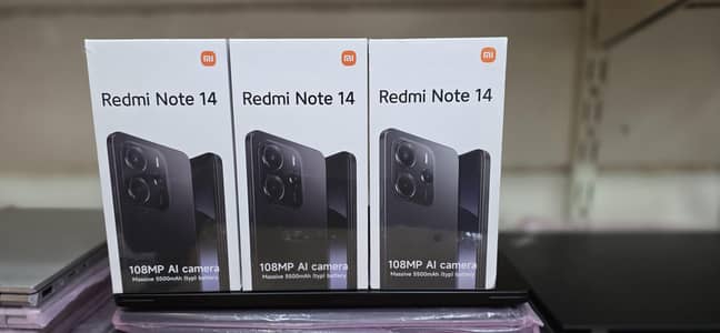 MI Redmi Note 14 128gb & 256gb Box Packed Official