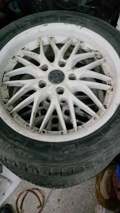 17 inch 7jj rim and tyre for sale