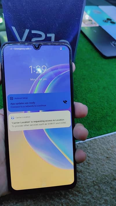 Vivo v21e 8 GB ram 128 GB memory Call and WhatsApp 03360677190