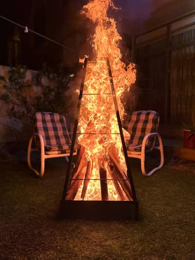 Out Door Wood Burning Fire Pit