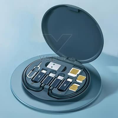 Multi-function Type-C Converters Kit + SIM Card Holder + Phone Stand