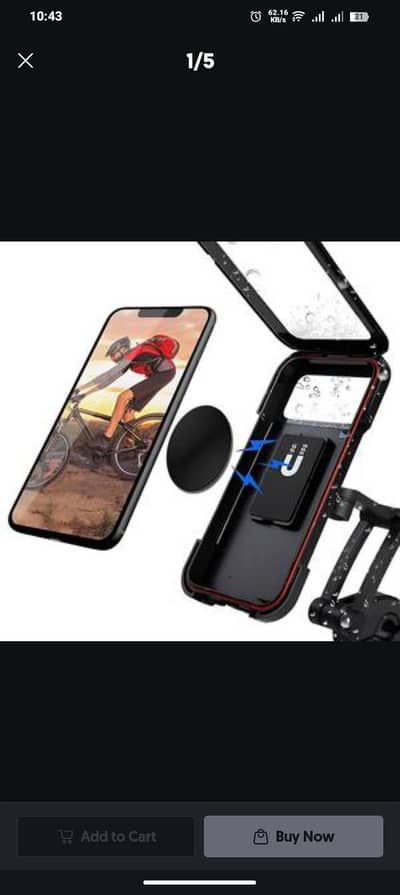 360 ⁰ Waterproof Bike Phone Holder