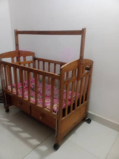Wooden Baby/Kids Cot for Sale – Excellent Condition (10/10)