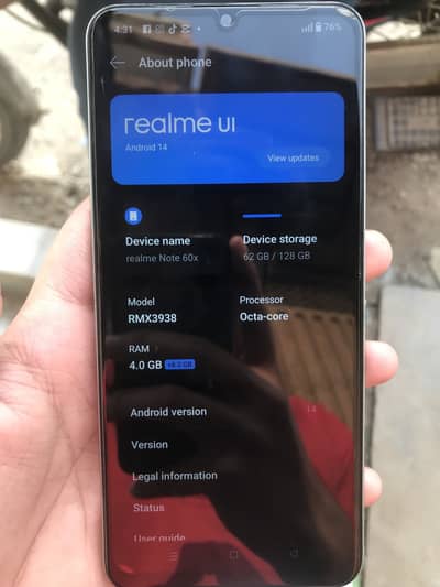 Realme Note 60x