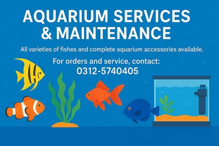 Aquarium services and Mantance