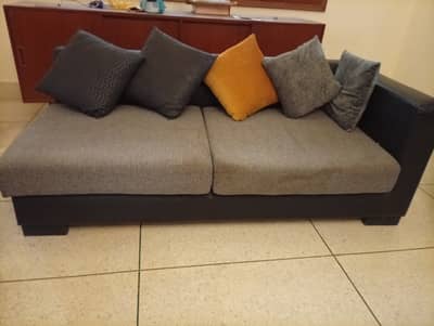 L-Shaped 5 Seater Sofa Set