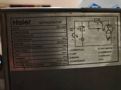 Haier | non inverter | glass door | 2-door refrigerator