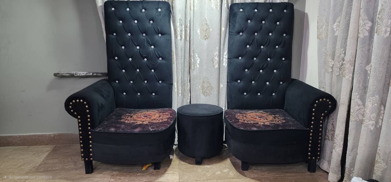 2 sofa 1 round table 2