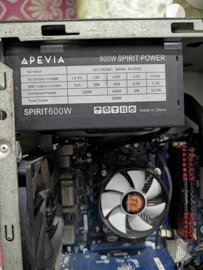 600W Gaming PSU Power Supply