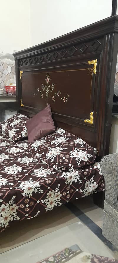 Double Bed/ Wooden bed/ King Bed