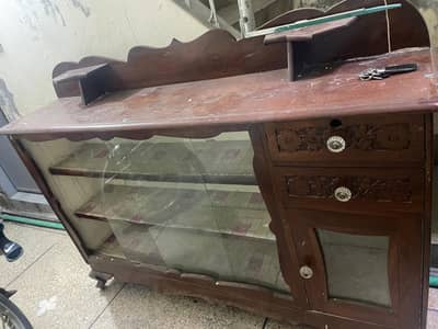 Showcase for dinner set chinese style wooden A+