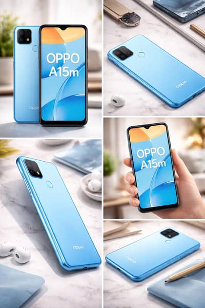 Oppo A15m Sky Blue – Brand New / Excellent Condition