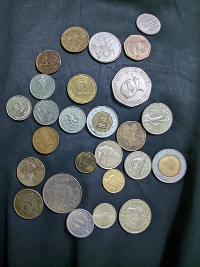 26 coins from 26 different countries