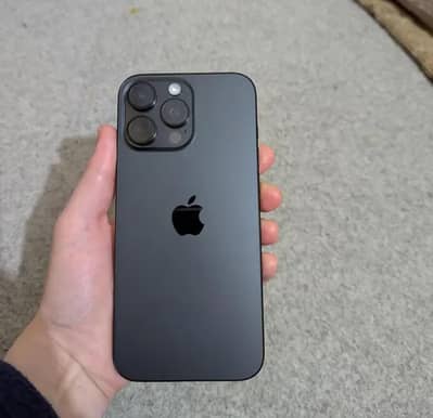 Iphone 16 pro max 256 Black 100 hlth like brnd mew read add