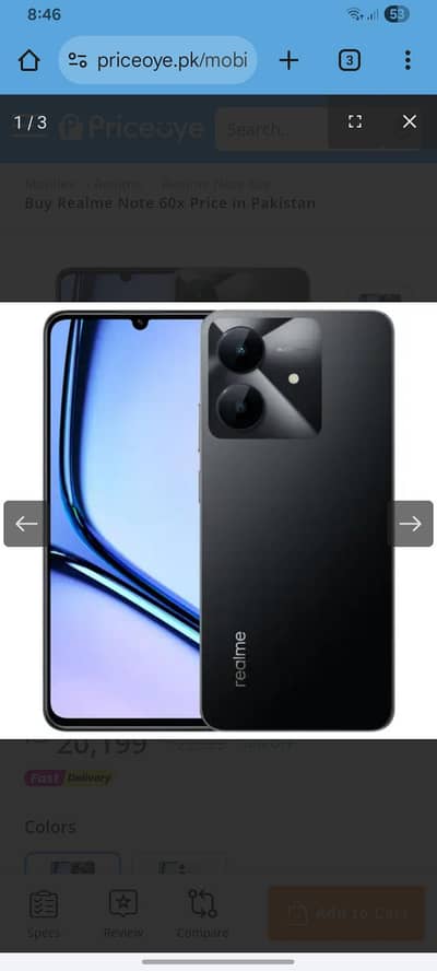 realme note 60x for sale