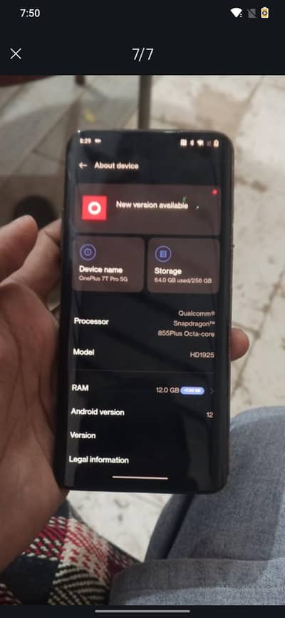 OnePlus 7t pro McLaren 5g