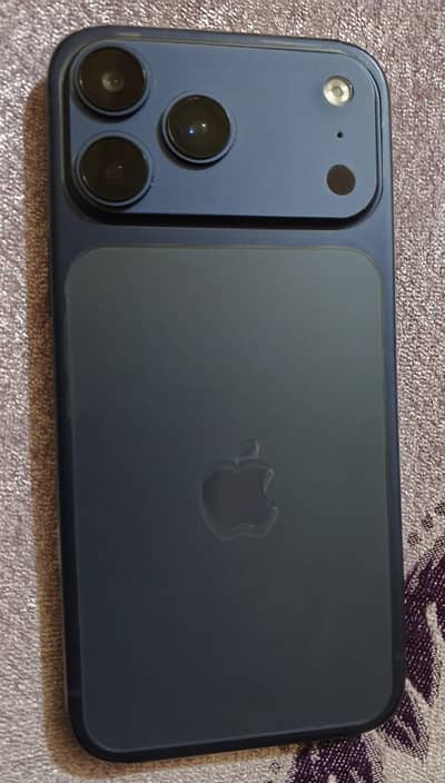 iphone 17 pro max pta proved Blue color  with Box and charger