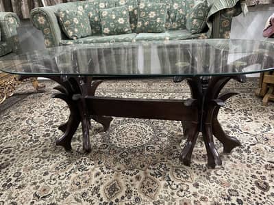 Shisham Center table with mirror