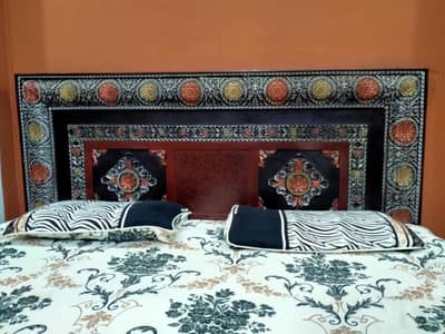 Beautiful Wooden Double Bed – Excellent Condition -- urgent sale