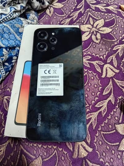 Redmi 12 8gb 128gb with box charger Original phone