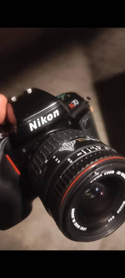 Nikon N70 ( F70) 35mm Film SLR with Sigma 28-80 mm Macro Lens
