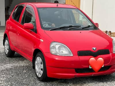 Toyota Vitz car red Fresh color 1999-13