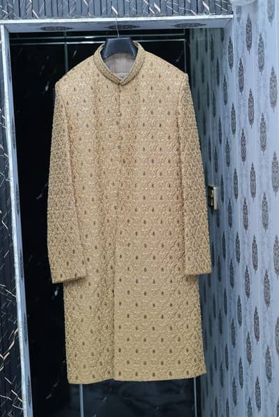 Sherwani Gold and copper