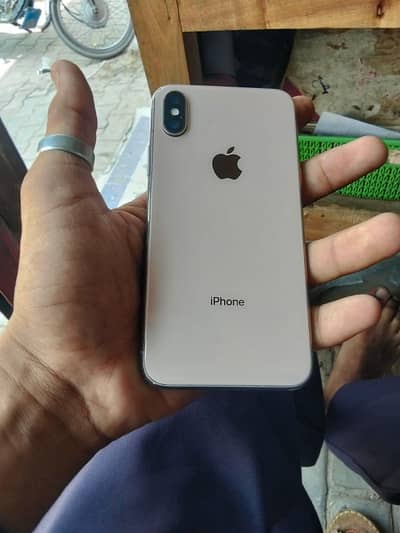 iPhone x PTA 64GB Golden