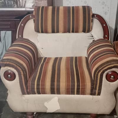 Pure Lakri ka Heavy Furniture Set for Sale / bed sofa dressing showcas