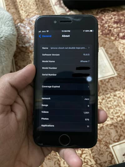 Iphone 7 for sale pta approve 128gb