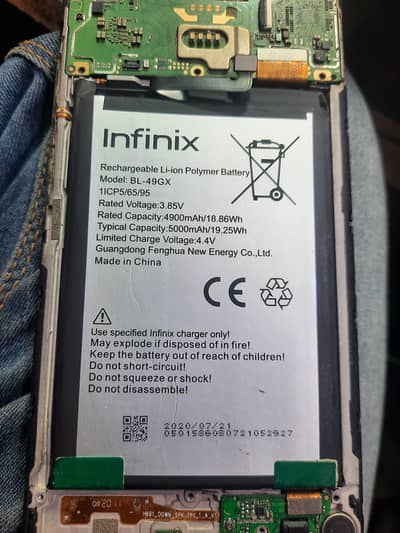 infinix note 7 Battery Original