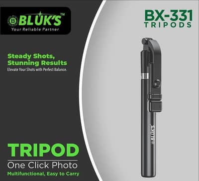 Bluks BX331 Selfie Stick & Tripod