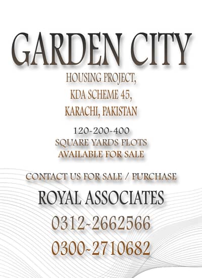 400 SQY  PLOT GARDEN CITY BLOCK B, SINGLE BELT