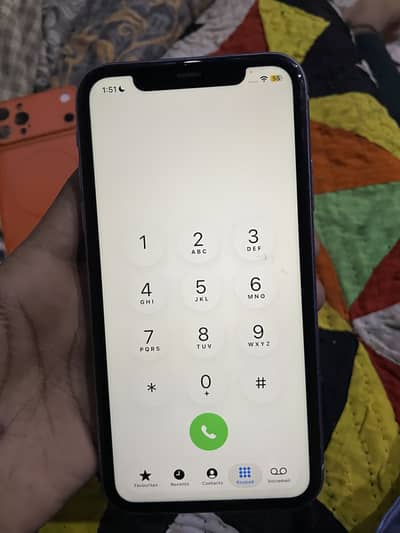 iPhone 11 64 gb non PTA water  pack betrey helth 70 h Allha ok