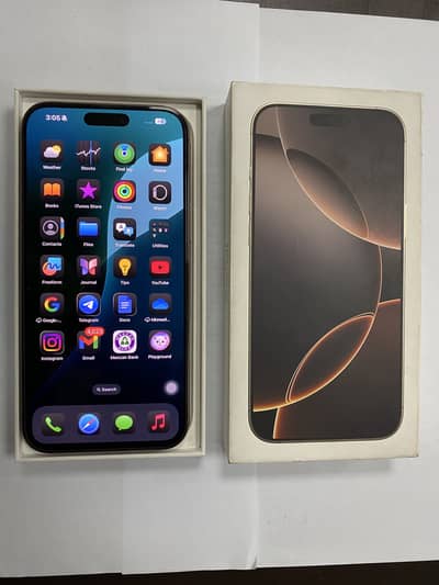 Apple iPhone 16 Pro Max Factory Unlock 256GB Desert