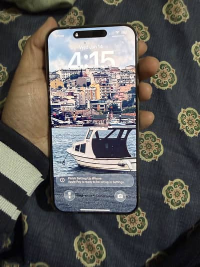 15 Pro max 256 PTA Appd Hk with box only